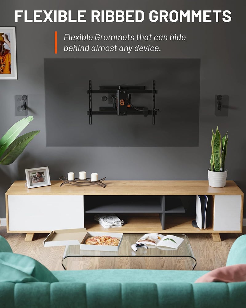 ECHOGEAR Wall Cable Hiders for Cable Management - 2.25" Mini Cord Hider Conceals 3 Low Voltage Cables Behind Wall - Perfect for Speakers, Mounted TVs, Desks & More - Black 10-Pack - Image 2